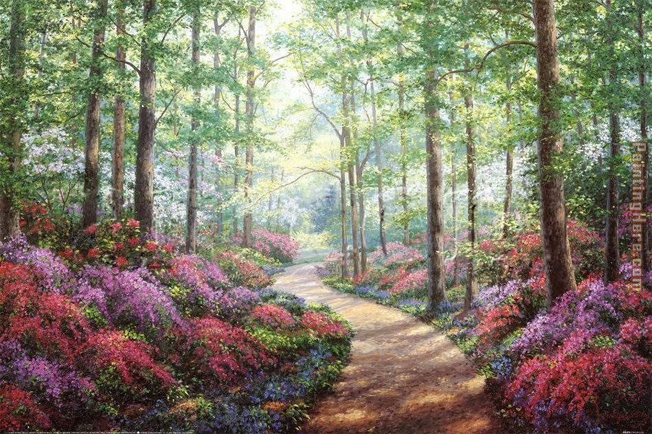 Woodland Walk painting - Unknown Artist Woodland Walk art painting